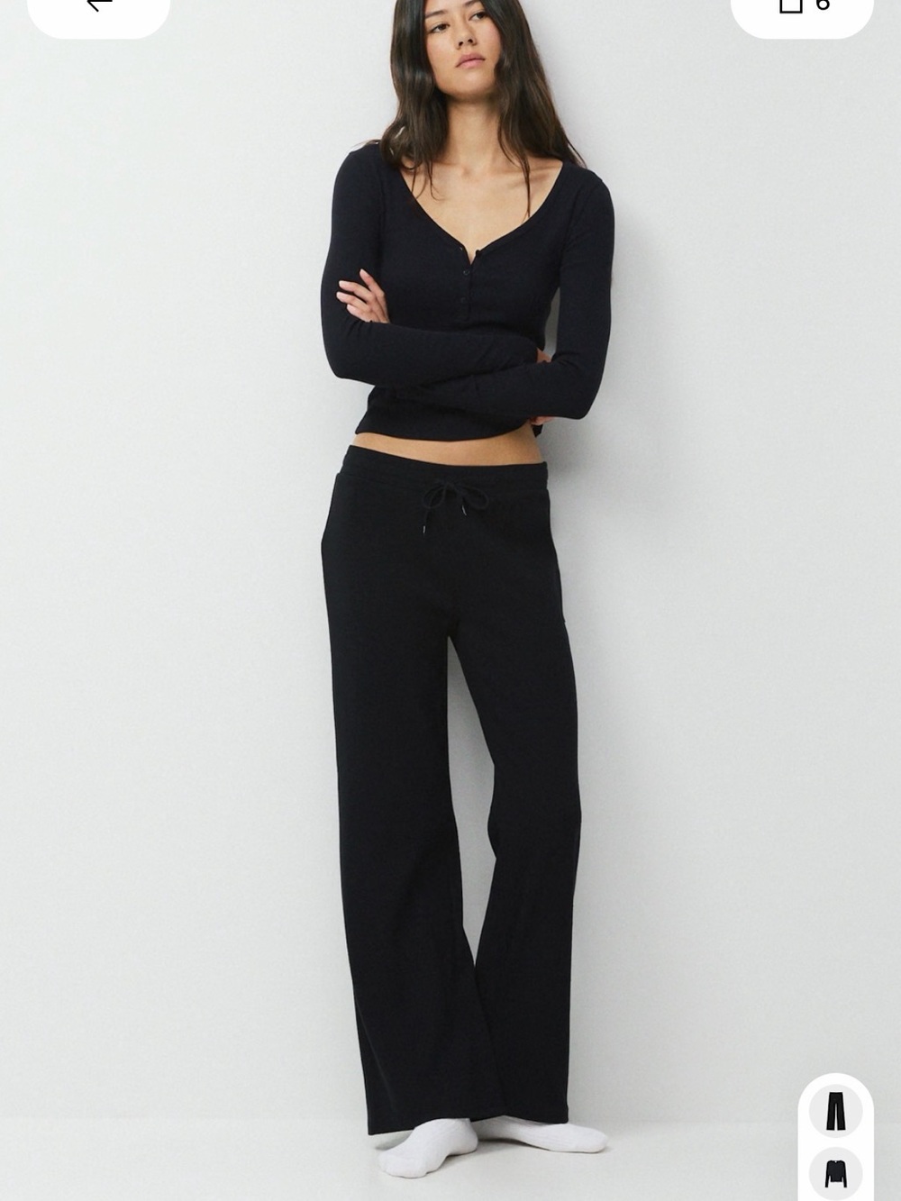 Aritzia HomeStretch™ Rib Kickback Pant 2XS